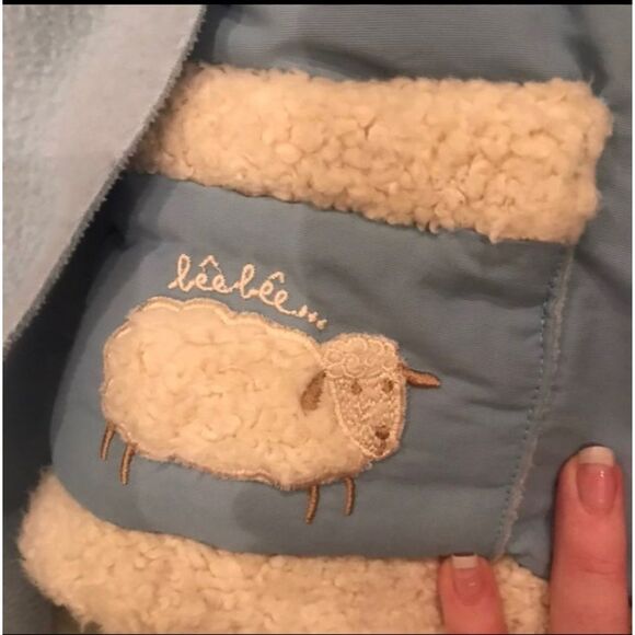 Deux par deux baby snowsuit bunting scarf‎ waterproof 9 mos winter fall - Picture 4 of 12